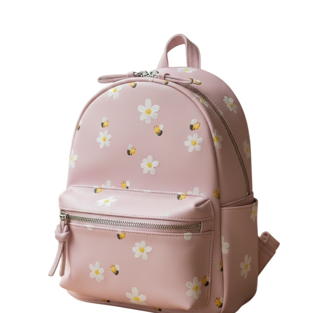 Under One Sky Pink Floral Backpack